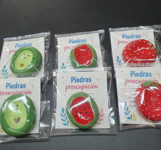 Piedras de la preocupación frutales